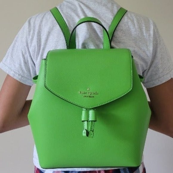 NWT Kate Spade Green Backpack and Wallet
